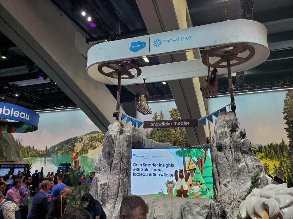 salesforce and snowflake lift at dreamforce 2022