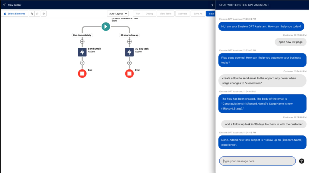 salesforce pr image - einstein gpt for flow