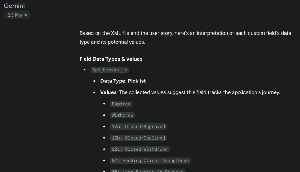 Atrium Andi and Gemini - Field Types
