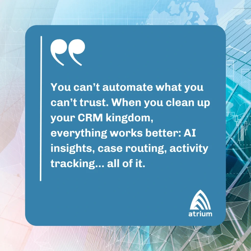 Data deduplication quote graphic