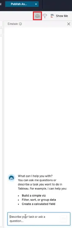Einstein Copilot for Tableau image 2