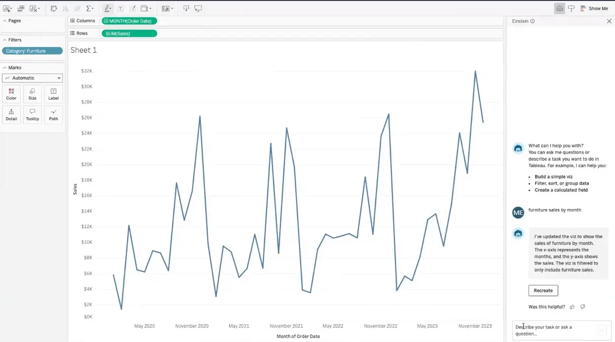 Einstein Copilot for Tableau image 3