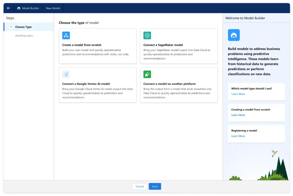 Salesforce Einstein Model Builder