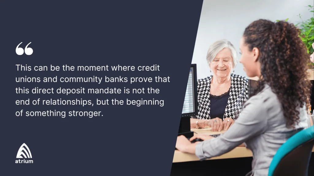 Atrium Blog: The Social Security Mandate Advantage for Community Banks and Credit Unions