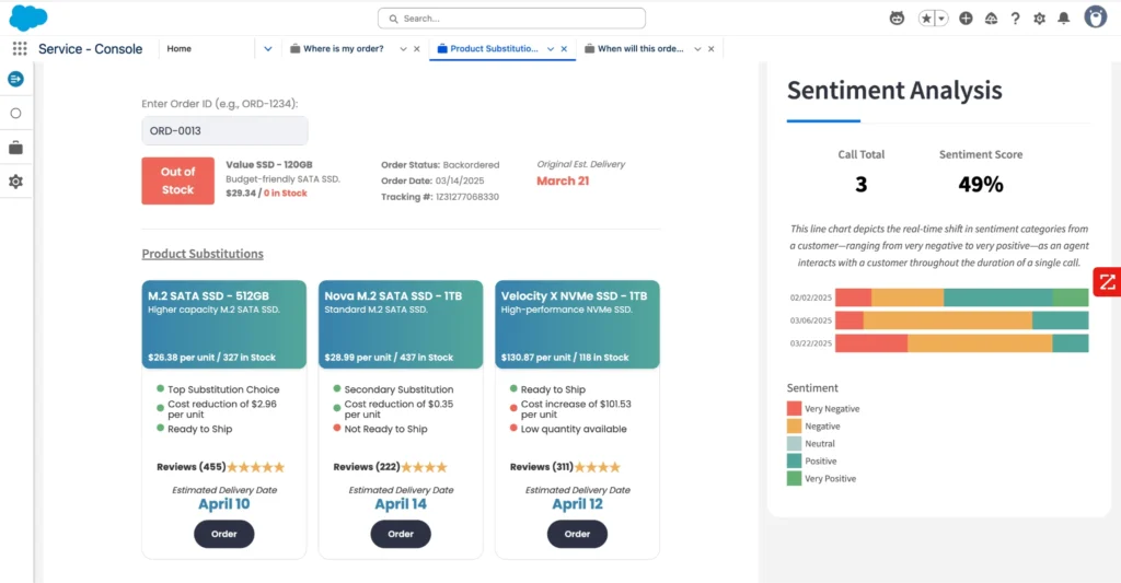 Intelligent Service Agent Console Built on Snowflake