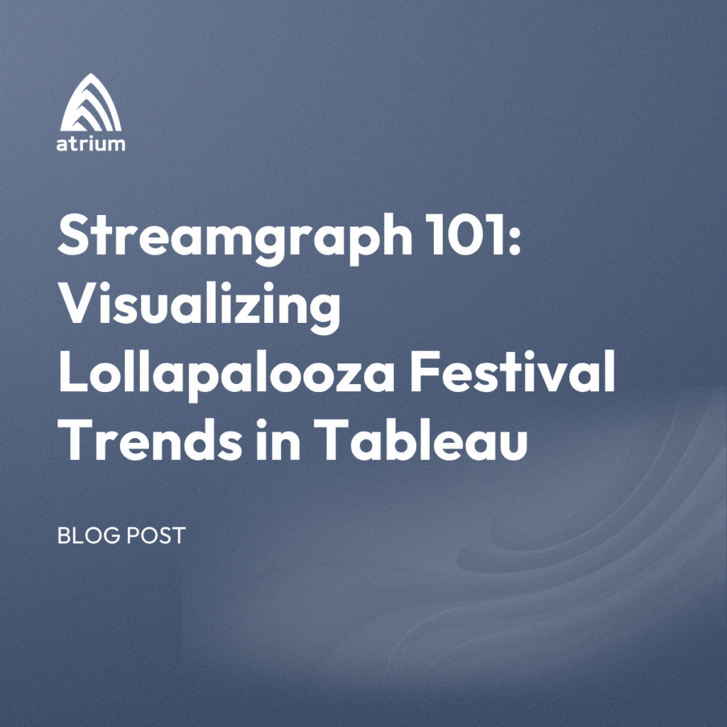 Streamgraph 101: How to Visualize Music Trends in Tableau